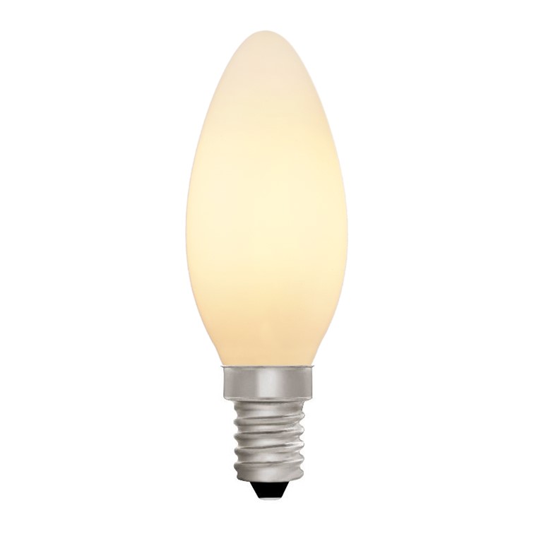 Candle C35 Porcelain 4W 2700K E14 Light Bulb