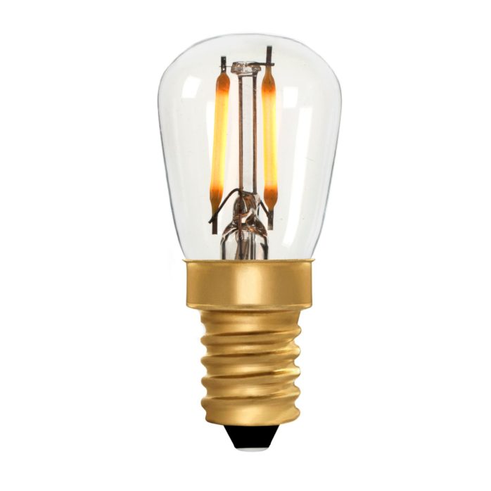 Pygmy ST26 Clear 1W 2200K E14 Light Bulb