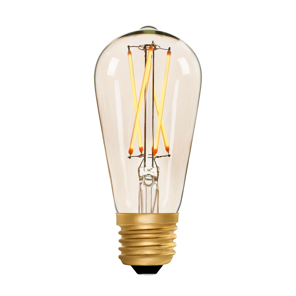Squirrel Cage ST64 Amber 2W 2000K Light Bulb