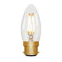 Candle C35 Clear 4W 2200K B22 Light Bulb