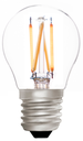 Golfball G45 Dim-to-Warm Clear 4W E27 Light Bulb