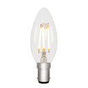 Candle C35 Clear 4W 2700K B15 Light Bulb