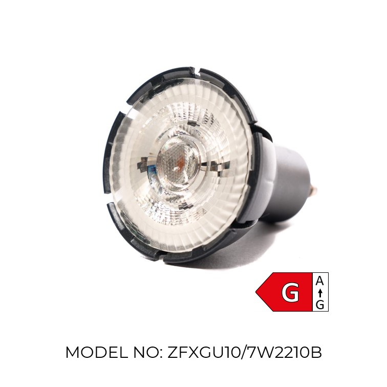 Zico Lighting GU10 Dimmable Spotlight 7W 2200K 10°