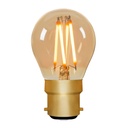 Golfball G45 Amber 4W 2000K Light Bulb