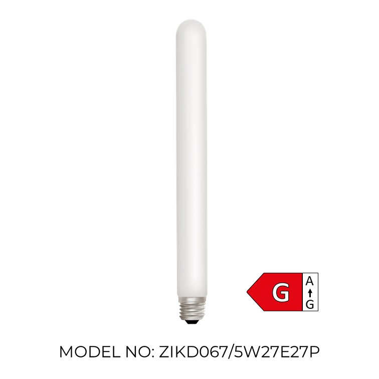 Tube T30 300mm Porcelain 5W 2700K E27