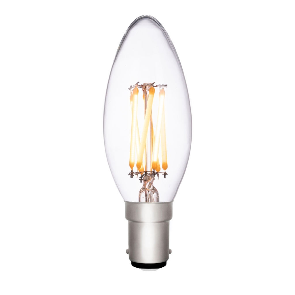 Candle C35 Clear 6W 2700K S Light Bulb