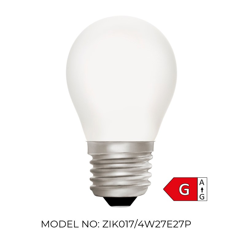 Golfball G45 Porcelain 4W 2700K Light Bulb
