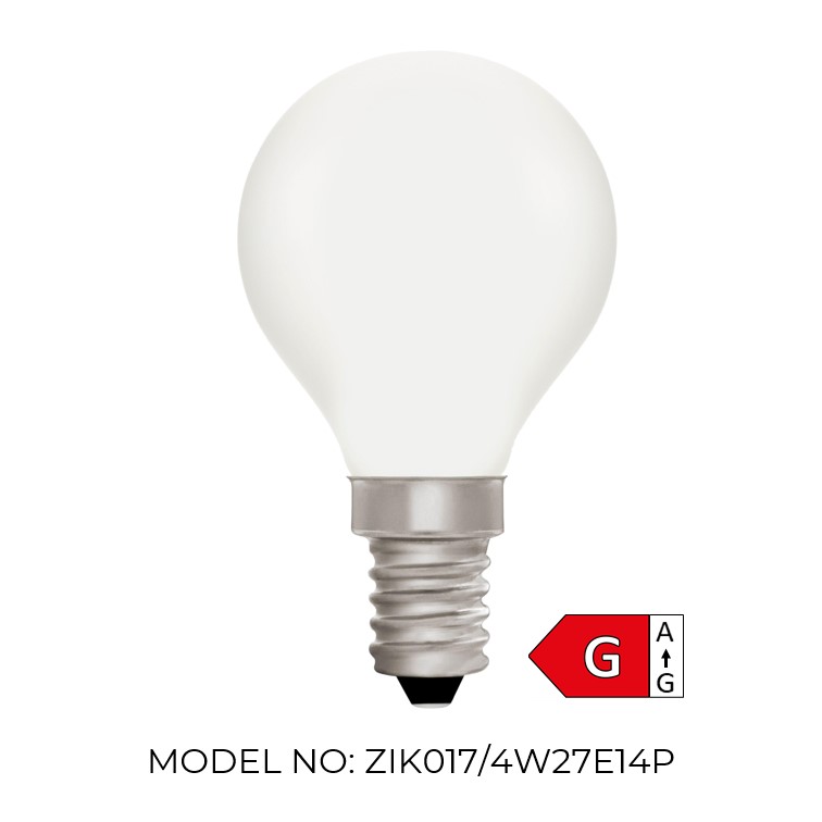 Golfball G45 Porcelain 4W 2700K Light Bulb