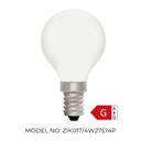 Golfball G45 Porcelain 4W 2700K Light Bulb