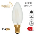 [ZIK008/4W22E14F] Candle C35 Frosted 4W 2200K E14 Light Bulb