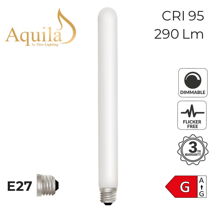 Tube T30 300mm Porcelain 5W 2700K E27