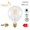 [ZIKG125/6W22E27C] ​Globe G125 Clear 6W 2200K E27 Light Bulb