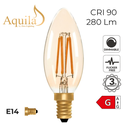 Candle C35 Amber 4W 2200K E14 Light Bulb