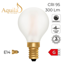 G45 Golfball Frosted Vintage Warm Decorative LED Filament Bulb 4W 2200K E14