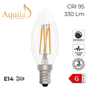Candle C35 Clear 4W 2700K E14 Light Bulb