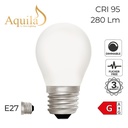 G45 Golfball Porcelain Warm White Decorative LED Filament Bulb 4W 2700K E27
