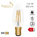 Candle C35 Clear 4W 2200K B15 Light Bulb