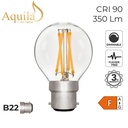 Golfball G45 Clear 4W 2700K B22 Light Bulb