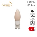 G9 Frosted Vintage Warm LED Capsule Light Bulb 3W 2200K