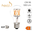 A60 GLS Clear Dim-to-Warm Decorative LED Filament Bulb 6W 2000K-2800K E27