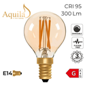 Golfball G45 Amber 4W 2200K E14 Light Bulb