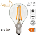 Golfball G45 Clear 4W 2700K E14 Light Bulb