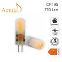 G4 Frosted CRI95+ COB Warm White LED Capsule Bulb 1.5W 2700K 9-15V
