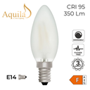 Candle C35 Dim-to-Warm Frosted 4W E14 Light Bulb