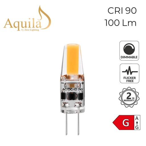 [ZIHP/1.5W27G4COB-12V] G4 Capsule 1.5W 2700K