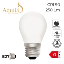 [ZIK017T/4WDWE27P] Golfball G45 Dim-to-Warm Porcelain 4W Light Bulb
